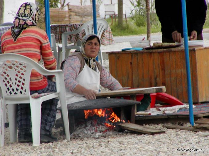 Crêperie en plein air, Manavgat - Turquie