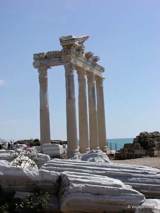 Temple of Apollo, autre vue, Sidé - Turquie