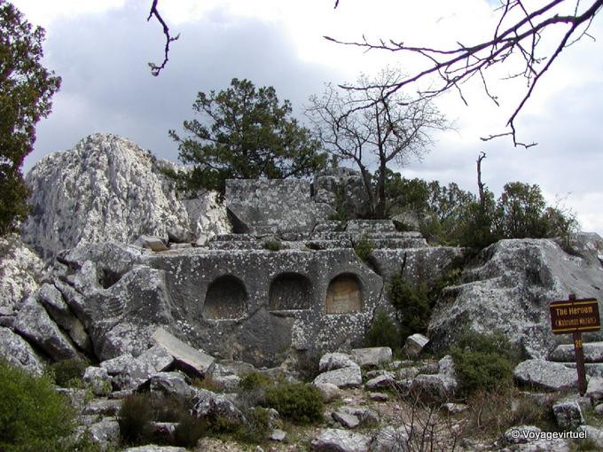 Petit temple ou  Heroum (Hérôon), Termessos - Turquie