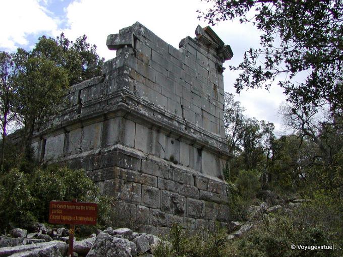 Temple Corynthien et portique Altalos, Termessos - Turquie