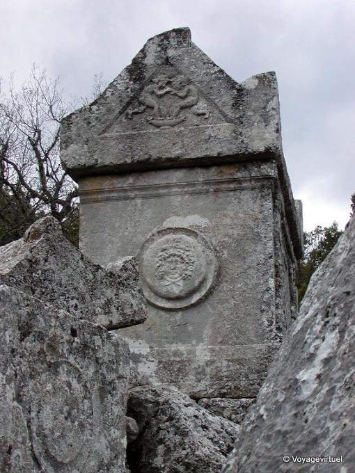 Sarcophage, Termessos, cité ancienne de Turquie - Turquie