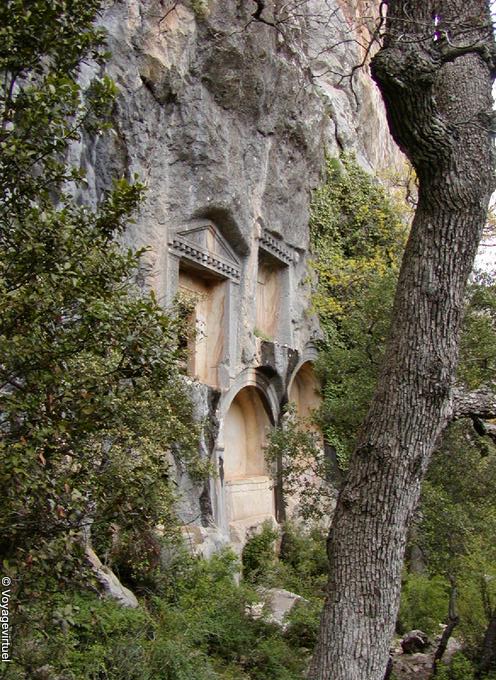 Rock cut Tombs in Termessos - Turquie