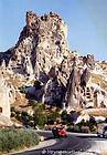 Ushisar, village troglodyte de Cappadoce, Turquie.