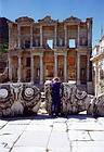 Bibliothèque de Celsus à Éphèse (114-117 ap. JC, Julius Aquila), Turquie.