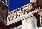 Bas-relief sur la bibliothèque de Celsus, Ephèse (Ephesus), Turquie.