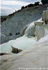 Pamukalé ou Pamukkale, piscines naturelles de carbonate de calcium, Turquie.