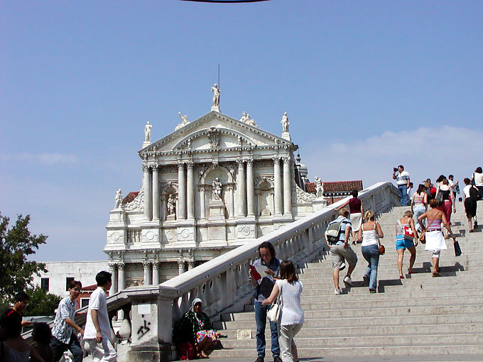 Ponte degli Scalzi et Santa Maria di Nazareth, Venise - Italie