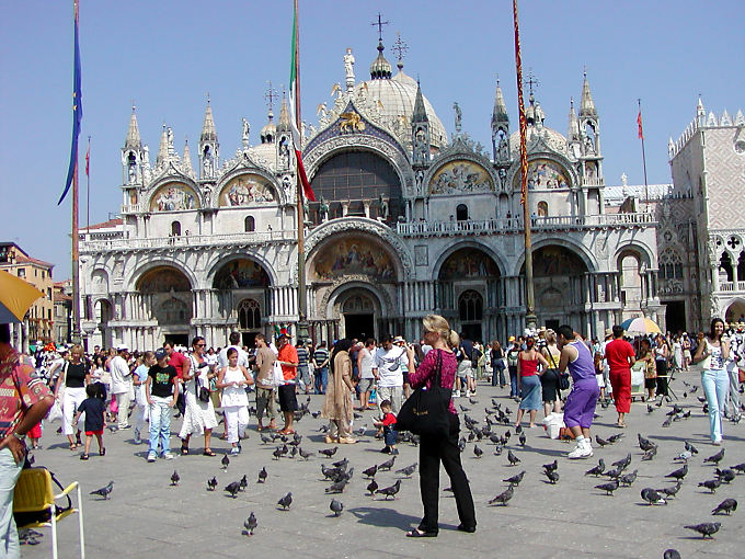 Piazza San Marco, Basilica di San Marco, Venise, Italie