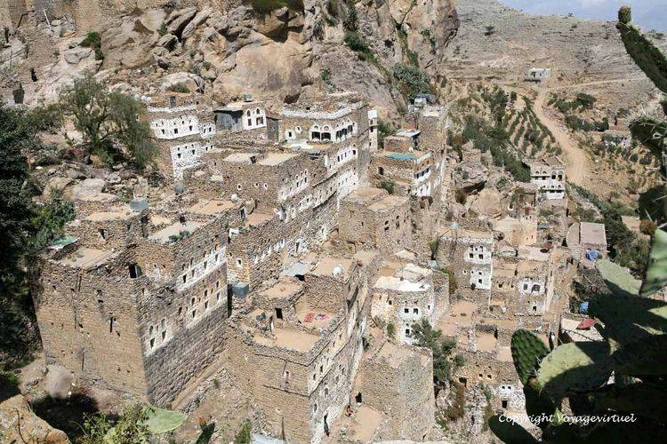 Vue sur les anciennes maisons de la population juive et l'ex-synagogue
Mots-clés: Al-Hajjarah