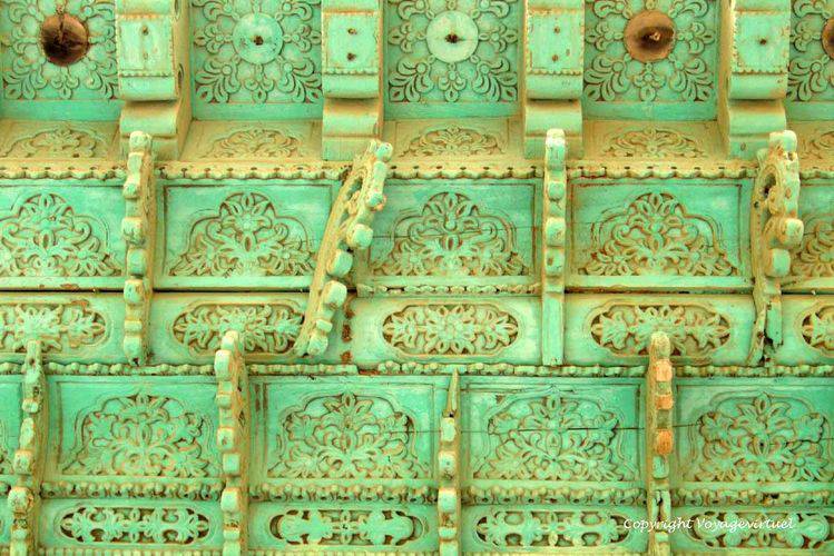 Détail du moucharabieh vert
Mots-clés: Al-Hodeidah moucharabieh