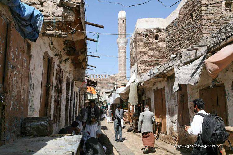 Ruelle du souk al-Milh
Mots-clés: Sanaa souk