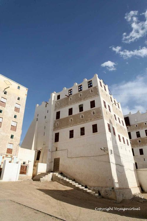 Double escalier de maison-tour
Mots-clés: Shibam-Hadramaout